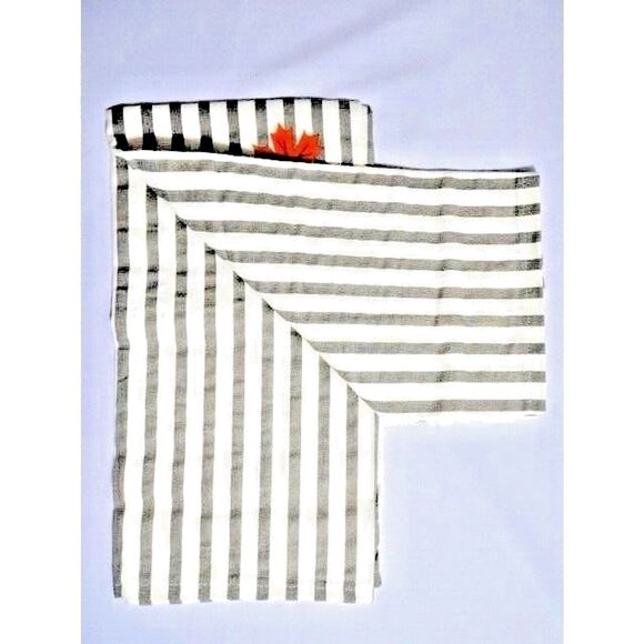 Pumpkin and Spice Kitchen Flour Sack Towels 3-Pc Coffee Cup Cotton Gift NEW - Picture 6 of 6